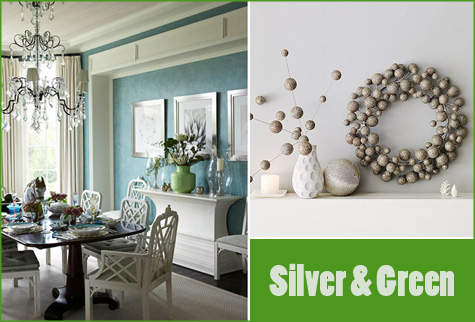 Silver & Green Party New Year's Eve Inspiration