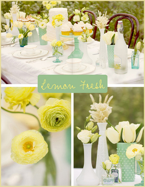 Lemon Yellow Party Inspiration