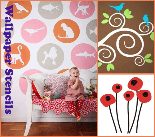 Wallpaper Stencils & Decals!