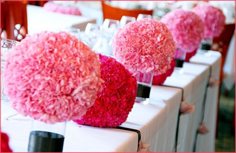 Carnation Ball Centerpiece