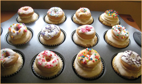 Donut Cupcakes 5