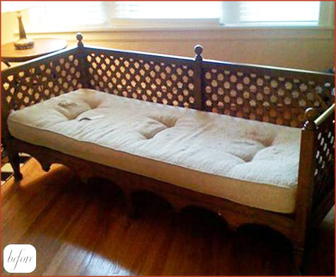 Before & After: Colorful Day Bed Before & After: Colorful Day Bed