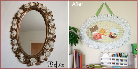 Before & After DIY Mirror 4