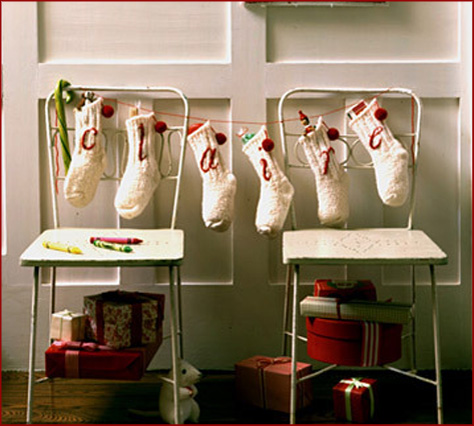 Stocking Garland DIY 