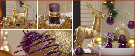 HWTM Christmas Theme Gold & Purple 6