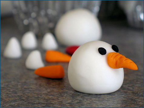 Snowman Cupcakes 2