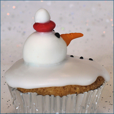 Snowman Cupcakes 3