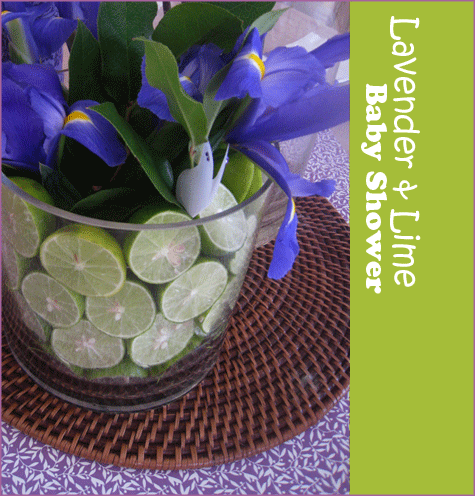 Lavender & Lime, Purple & Green Baby Shower