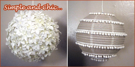 Floral Flower Paper Lanter Makeover DIY Handmade 3