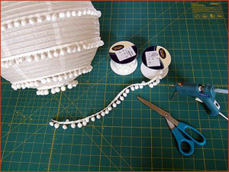 Floral Flower Paper Lanter Refashion DIY Handmade Easy 4