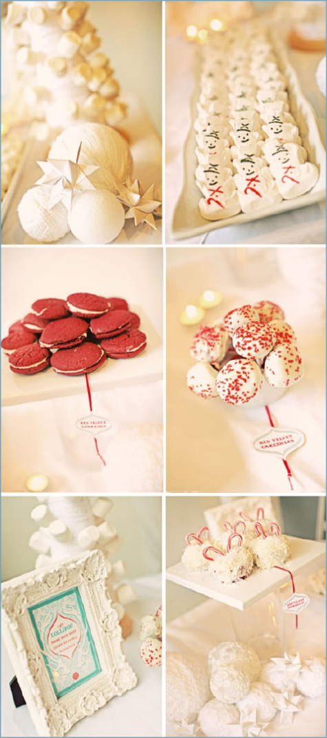 Winter Wonderland Dessert Bar Inspiration 4 Thanks to Project Wedding for