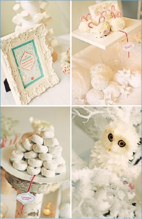 Winter Wonderland Dessert Bar Inspiration 2 White