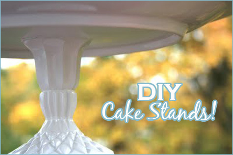 Easy DIY Handmade Cake Stand Main