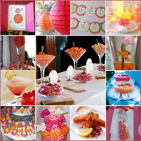PDB Interview Creative Hostess: Yellow, Orange, Pink, Red, Baby Shower, Kids Parties