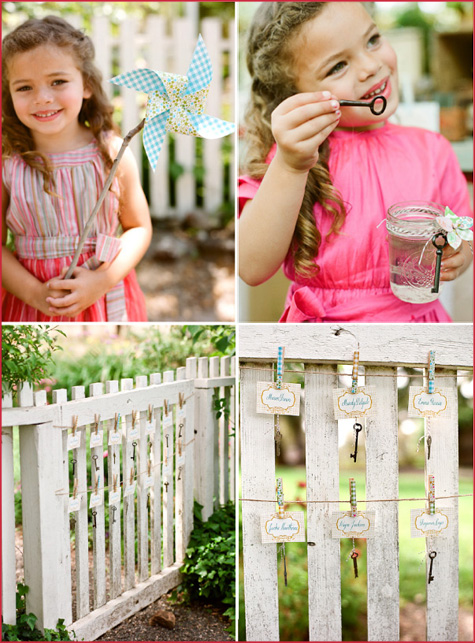 Vintage Kid's Party Birthday Pink Girl's Party