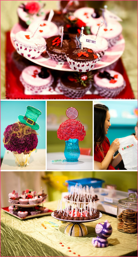 Here's a closer look at the creative treats and centerpieces Here's a closer look at the creative treats and centerpieces
