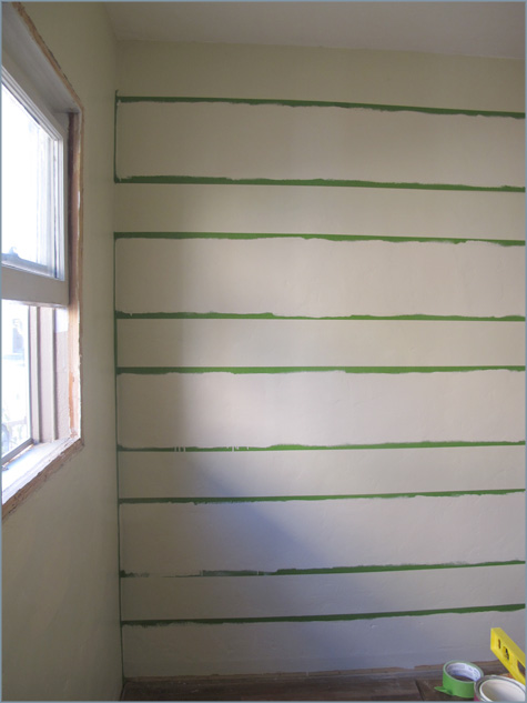 Striping Walls, Striped, How-To, How To, DIY, Paint