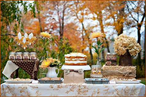 Rustic Vintage Antique Thanksgiving spread tablescape decor table 