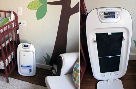 Air Purifier, Nursery, Pepper Design Blog, Stream lined, Clean Design, Allergies