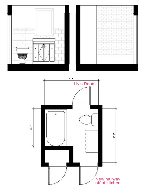 New Guest Bathroom Layout