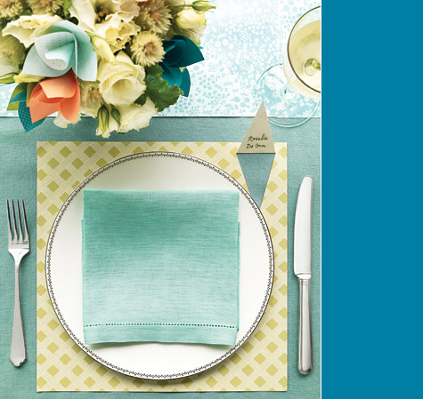 Paper Flowers 1 I'm a huge fan of using a roll as an impromptu table runner Paper Flowers 1 I'm a huge fan of using a roll as an impromptu table runner