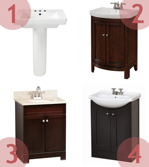 Pedestal Sink Storage Cabinet