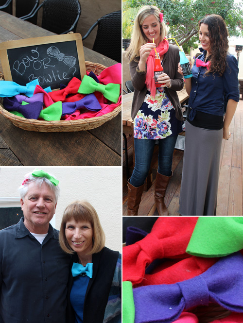 Gender Reveal Party : Bow or Bowtie? : PepperDesignBlog.com