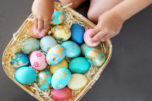 5 Gold Easter Egg Decorating Idea to Try : PepperDesignBlog.com