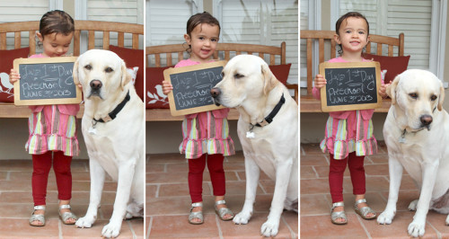 Liv's First Day of Preschool! | PepperDesignBlog.com