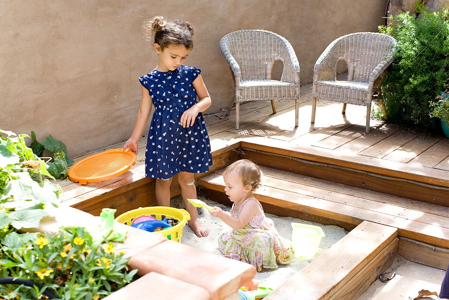 Home Tour: Outdoor Sandbox Space | PepperDesignBlog.com