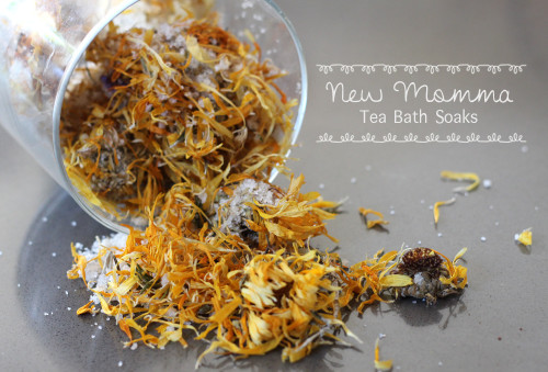 New Momma Tea Bath Soaks | PepperDesignBlog.com