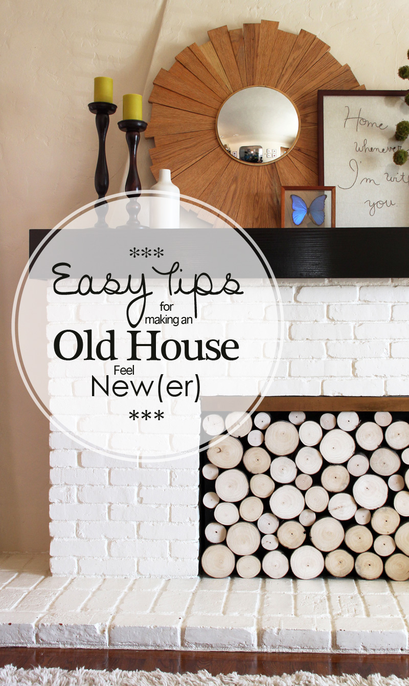 Easy Tips for Making an Old House Feel New(er) | PepperDesignBlog.com