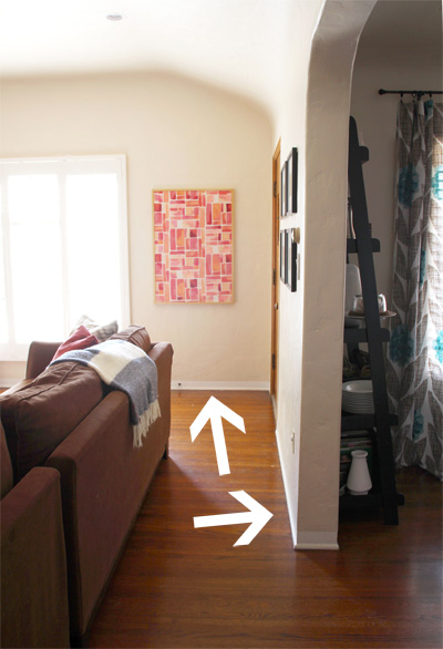 Living Room Faux Molding | PepperDesignBlog.com