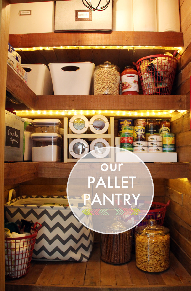 Our Pallet Pantry | PepperDesignBlog.com
