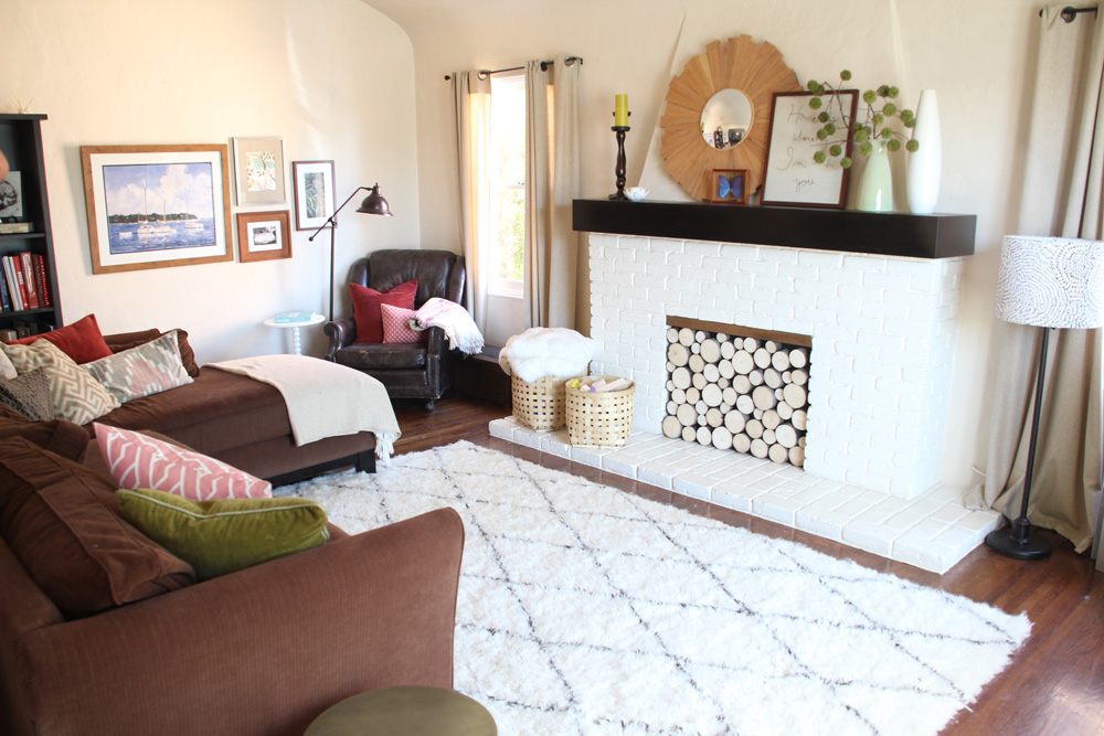 New Rug for the Living Room | PepperDesignBlog.com