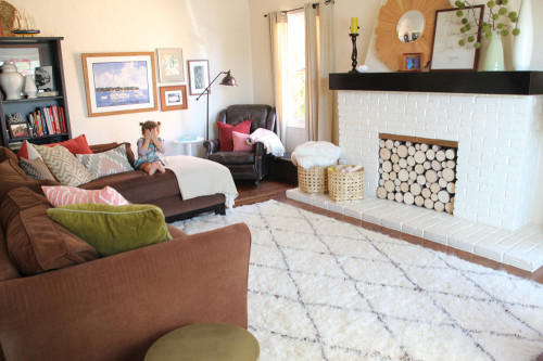 New Rug for the Living Room | PepperDesignBlog.com
