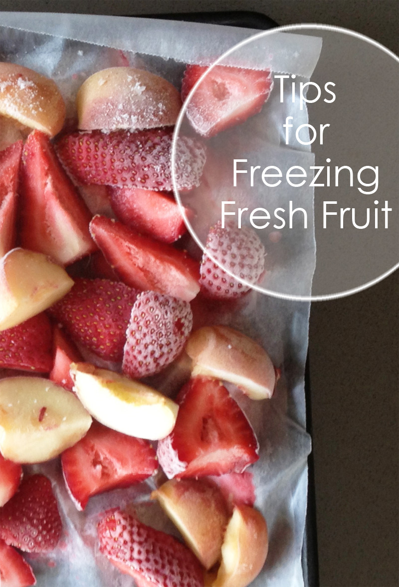 Tips for Freezing Fruit | PepperDesignBlog.com