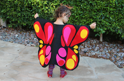 Halloween DIY Butterfly Costume | PepperDesignBlog.com