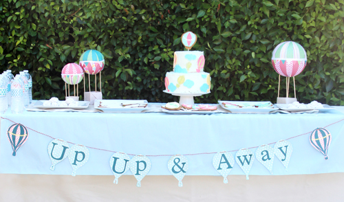 Up, Up & Away Baby Shower | PepperDesignBlog.com