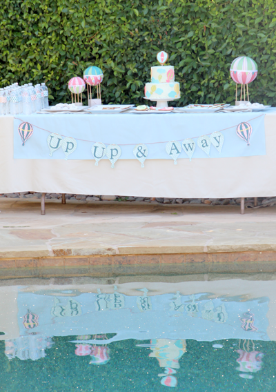 Up, Up & Away Baby Shower | PepperDesignBlog.com