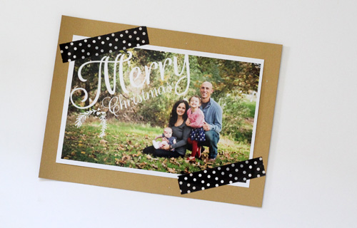 Christmas Card Overlays | DIY Cards | PepperDesignBlog.com