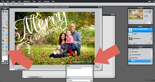 Christmas Card Overlays | DIY Cards | PepperDesignBlog.com