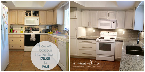 A Mama Collective Guest Post | Kitchen Transformation | PepperDesignBlog.com