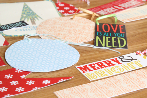 Reusing Holiday Cards for Gift Tags | PepperDesignBlog.com