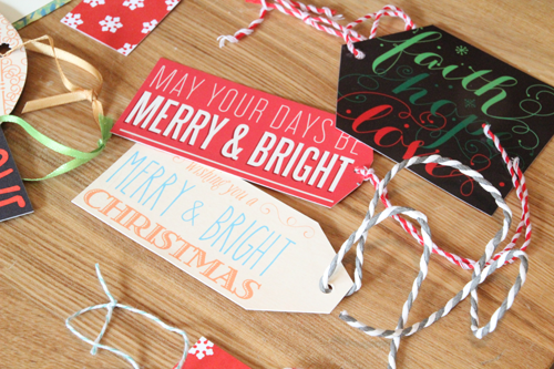 Recycling Holiday Cards into Gift Tags | PepperDesignBlog.com