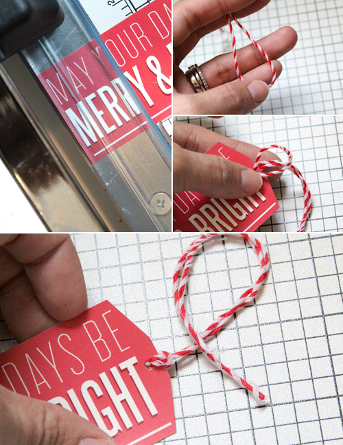 Repurposing Holiday Cards for Gift Tags | PepperDesignBlog.com