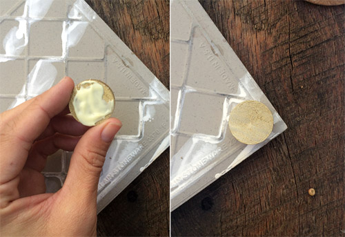 DIY $8 Gold Rimmed Slate Tile Cheese Board | PepperDesignBlog.com