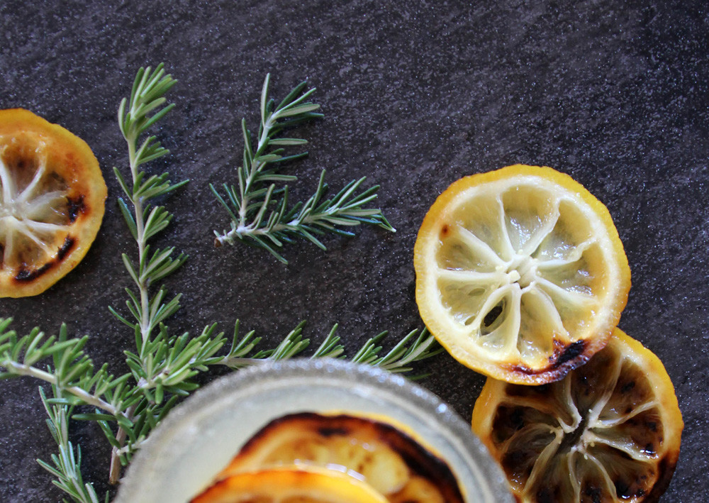 Good Eats: Broiled Lemon & Rosemary Cocktail | PepperDesignBlog.com