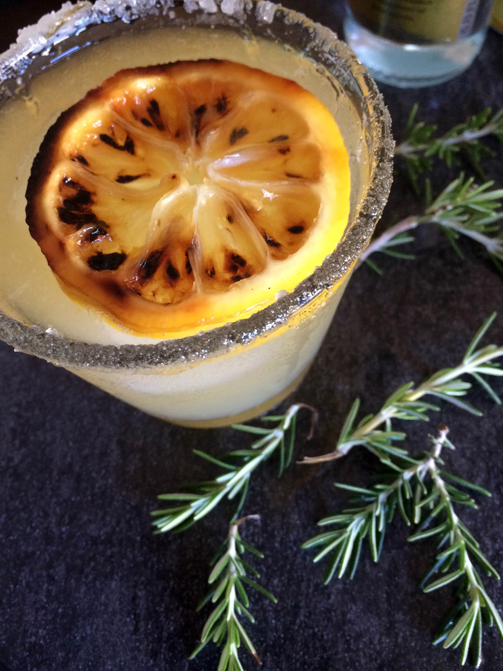 Good Eats: Broiled Lemon & Rosemary Cocktail | PepperDesignBlog.com