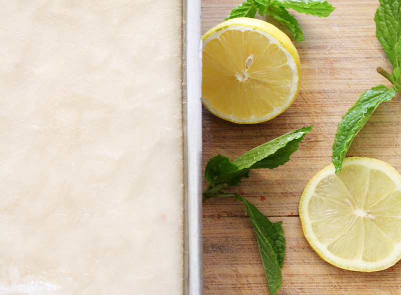Homemade Lemon Sorbet | PepperDesignBlog.com
